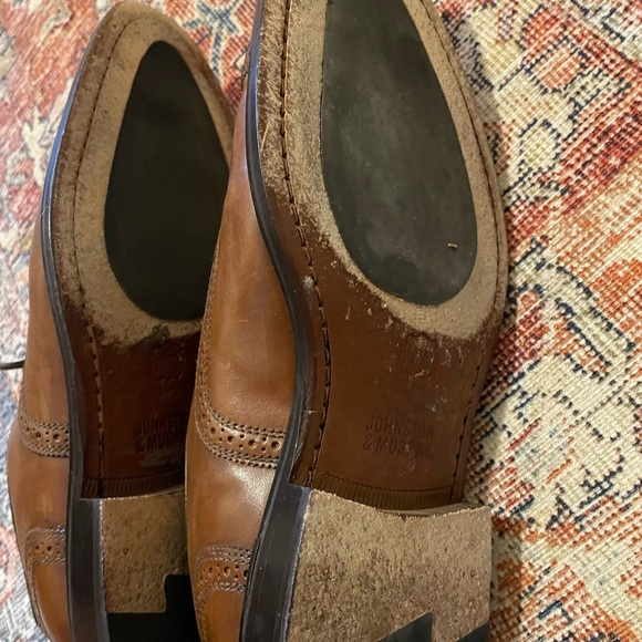 Johnston & Murphy Brown Leather Brogue Oxfords - Picture 5 of 5